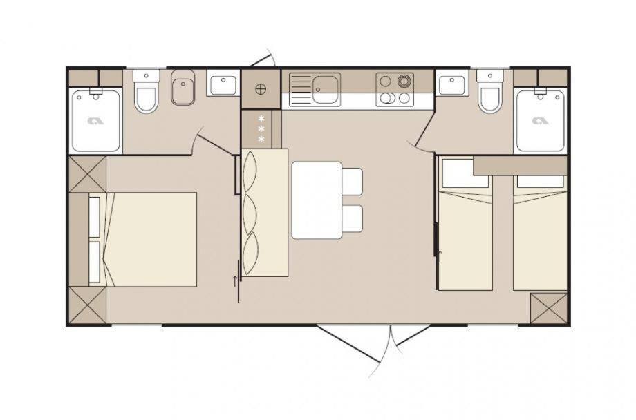 New Adria Mobile Home - Camp Vala オレビック エクステリア 写真